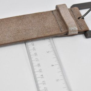 Chico's Leather Metallic Belt